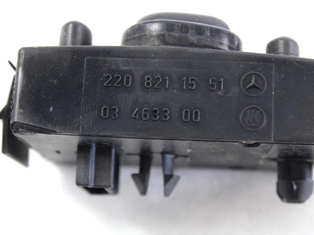 STIKALA ELEKTRICNIH OGLEDAL  OEM N. 2208211551 ORIGINAL REZERVNI DEL MERCEDES CLASSE S W220 (1998 - 2006)DIESEL LETNIK 2000