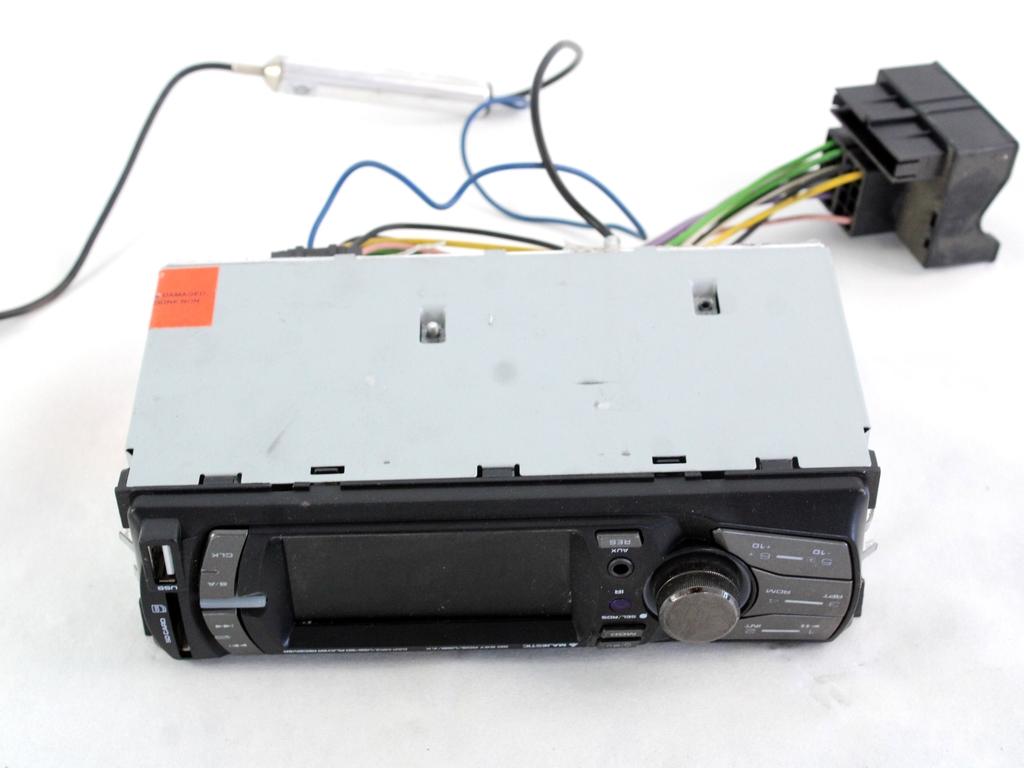 RADIO CD / OJACEVALNIK / IMETNIK HIFI OEM N. SD-247RDS ORIGINAL REZERVNI DEL VOLKSWAGEN POLO 6R1 6C1 (06/2009 - 02/2014) DIESEL LETNIK 2011