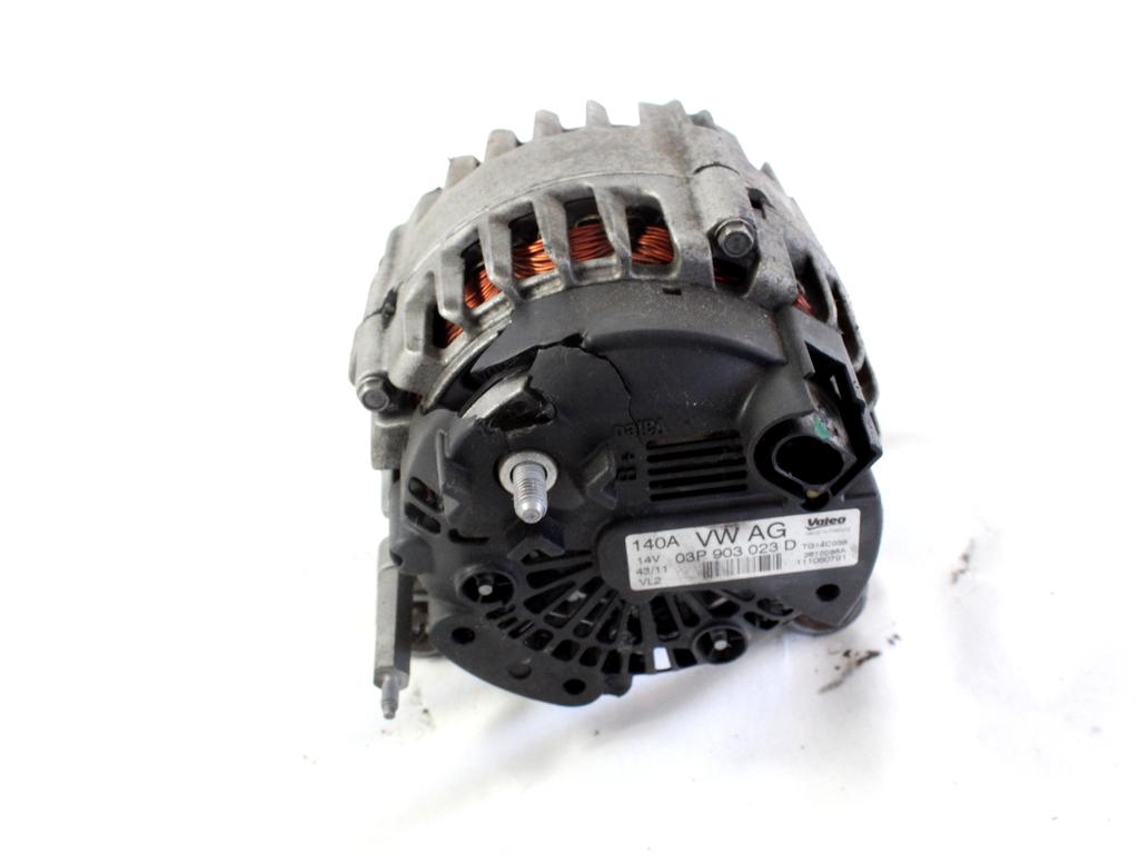 ALTERNATOR OEM N. 03P903023D ORIGINAL REZERVNI DEL VOLKSWAGEN POLO 6R1 6C1 (06/2009 - 02/2014) DIESEL LETNIK 2011