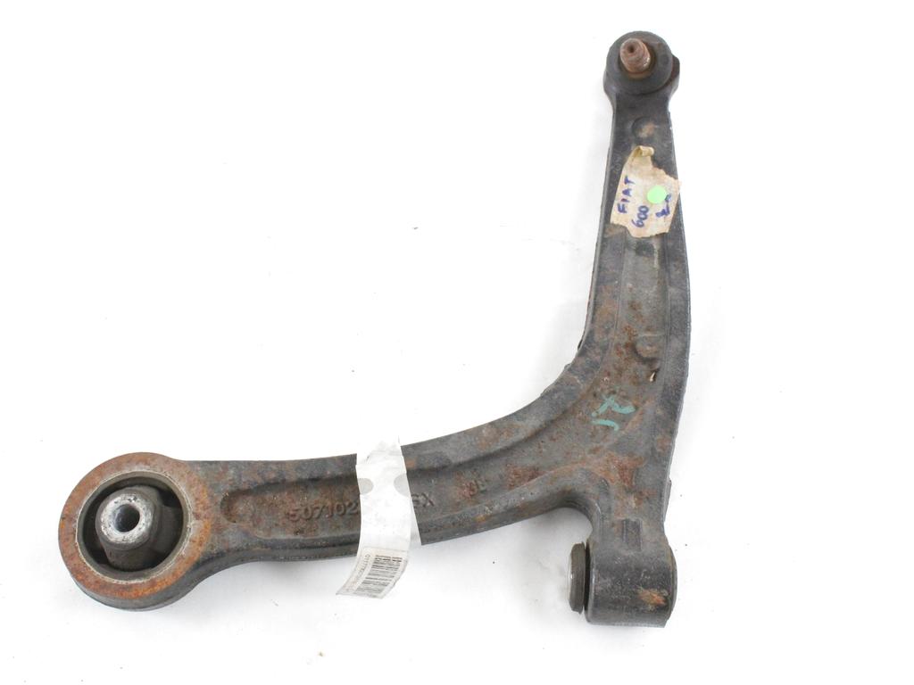 SPREDNJA LEVA ROKA  OEM N. 50710291 ORIGINAL REZERVNI DEL FIAT 500 CINQUECENTO 312 MK3 (2007 - 2015) BENZINA LETNIK 2008