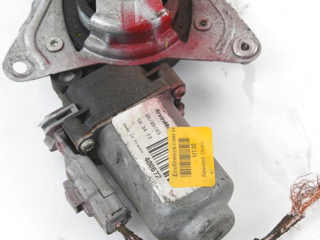 MEHANIZEM DVIGA SPREDNJIH STEKEL  OEM N. 14905 SISTEMA ALZACRISTALLO PORTA ANTERIORE ELETTR ORIGINAL REZERVNI DEL FIAT SCUDO 220 MK1 (1995 - 2004) DIESEL LETNIK 2000