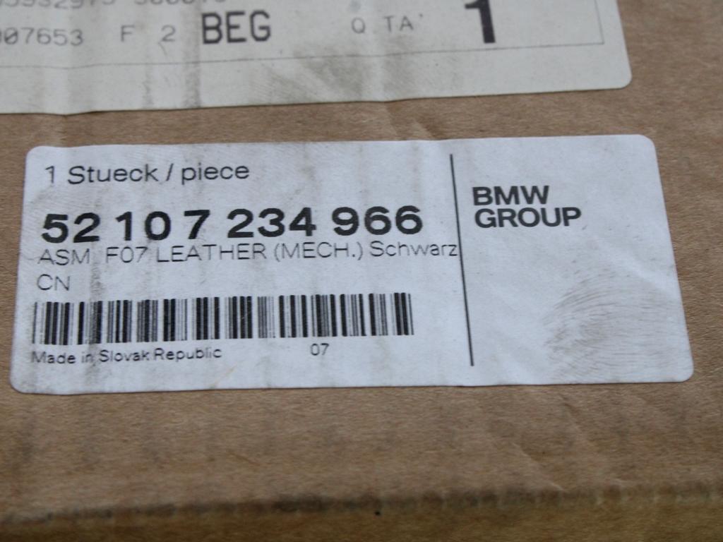 VZGLAVNIK OEM N. 52107234966 ORIGINAL REZERVNI DEL BMW SERIE 5 F10 F11 (2010 - 2017) DIESEL LETNIK 2012