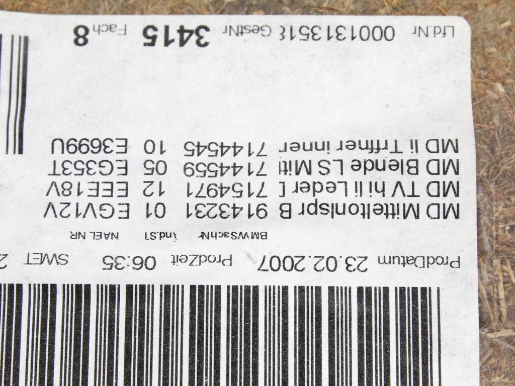 VRATNI PANEL OEM N. PNPSPBWSR3E91SW5P ORIGINAL REZERVNI DEL BMW SERIE 3 BER/SW/COUPE/CABRIO E90/E91/E92/E93 (2005 -2009) DIESEL LETNIK 2005