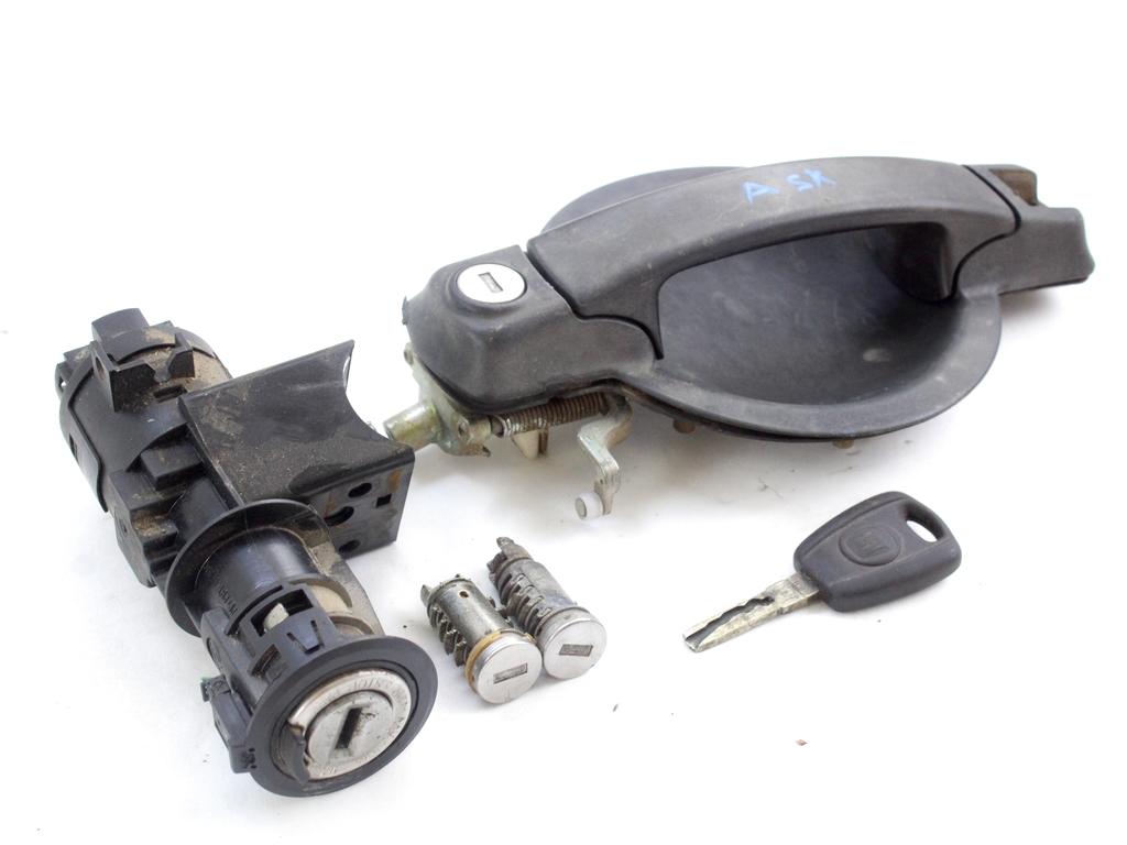 KLJUCAVNICA VZIGA/KLJUC ZA VZIG OEM N. 19330 KIT BLOCCO ACCENSIONE E SERRATURE ORIGINAL REZERVNI DEL FIAT DOBLO 223 MK1 R (2005 - 2009) DIESEL LETNIK 2008