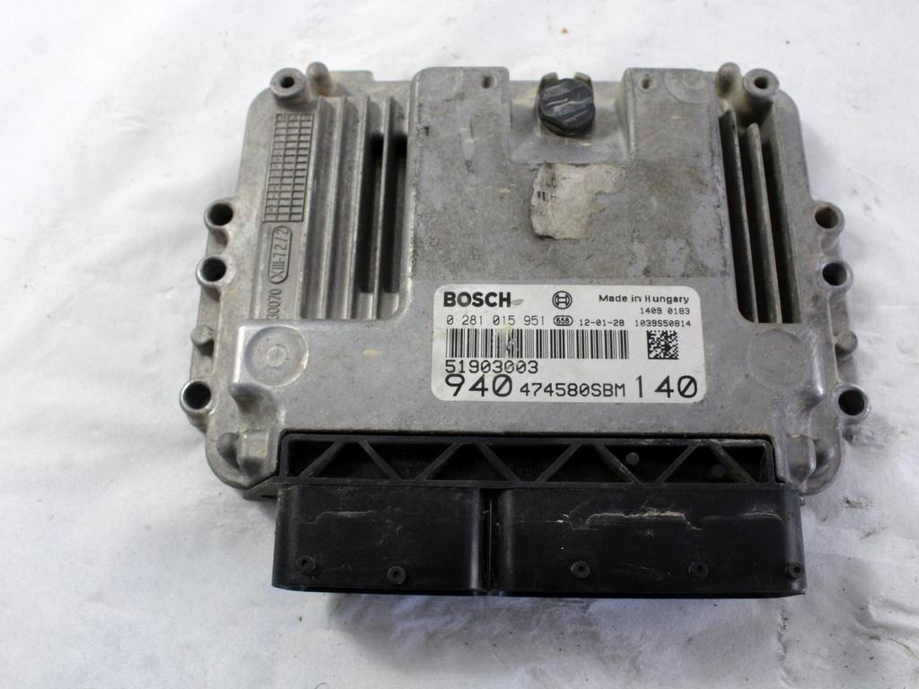 KOMPLET ODKLEPANJE IN VZIG  OEM N. 2159 KIT ACCENSIONE AVVIAMENTO ORIGINAL REZERVNI DEL ALFA ROMEO GIULIETTA 940 (2010 - 2020) DIESEL LETNIK 2012