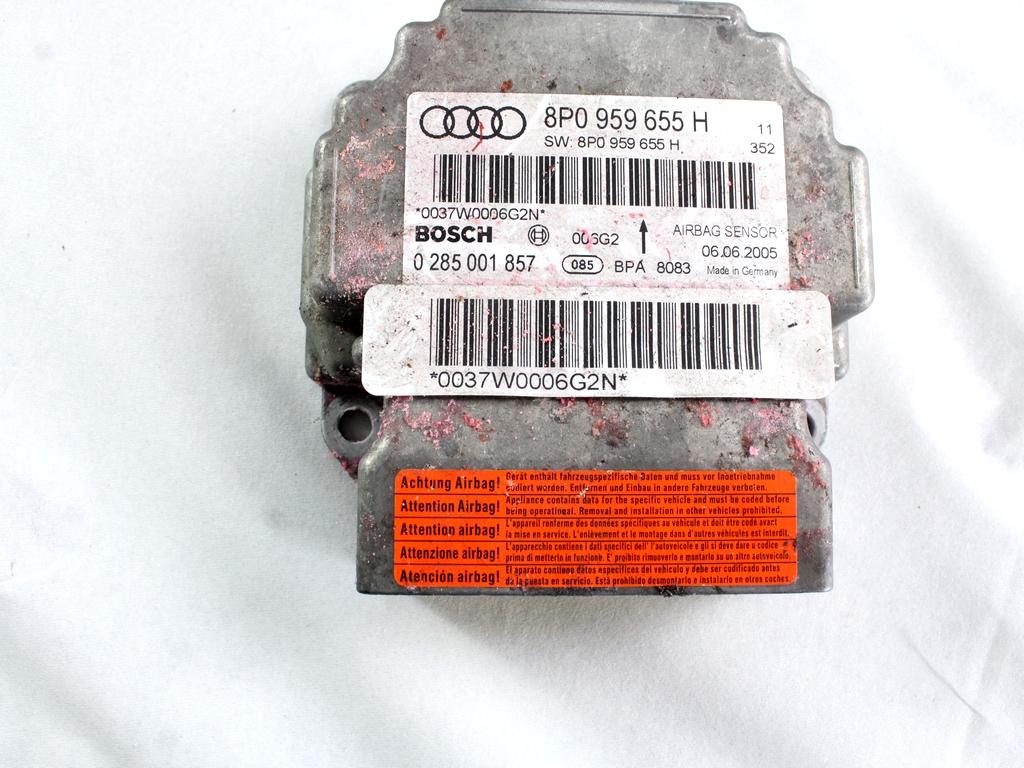 KIT AIRBAG KOMPLET OEM N. 17398 KIT AIRBAG COMPLETO ORIGINAL REZERVNI DEL AUDI A3 MK2 8P 8PA 8P1 (2003 - 2008)DIESEL LETNIK 2005