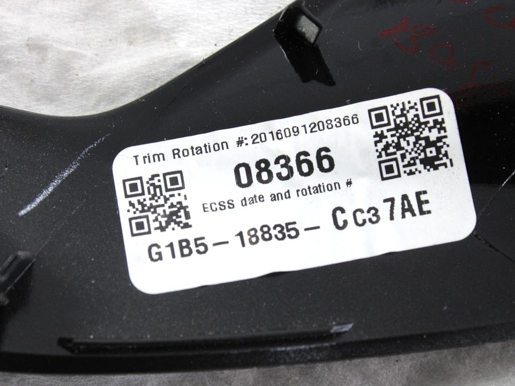 ARMATURNA PLO?CA OEM N. G1B5-18835-CC3A7A ORIGINAL REZERVNI DEL FORD KA+ PLUS UK FK MK3 (2016 -2019) BENZINA LETNIK 2016