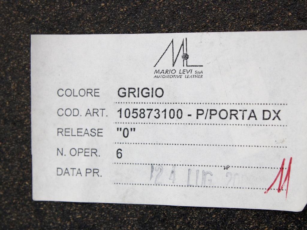 VRATNI PANEL OEM N. PNPDPFTCROMA194MK2SW5P ORIGINAL REZERVNI DEL FIAT CROMA 194 MK2 (2005 - 10/2007)  DIESEL LETNIK 2007