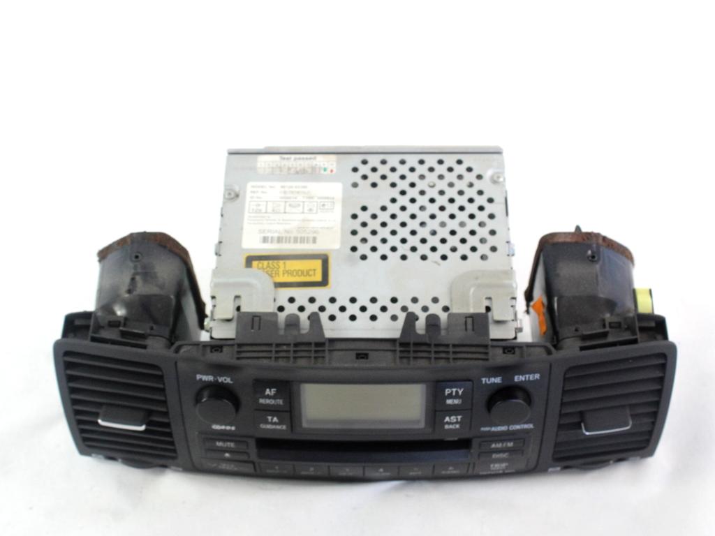 RADIO CD / OJACEVALNIK / IMETNIK HIFI OEM N. 86120-02380 ORIGINAL REZERVNI DEL TOYOTA COROLLA E12 (2000 - 2006) DIESEL LETNIK 2005