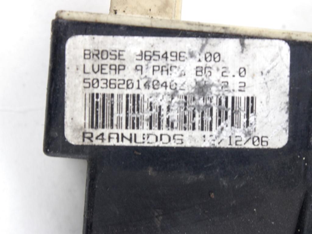 MEHANIZEM DVIGA SPREDNJIH STEKEL  OEM N. 18336 SISTEMA ALZACRISTALLO PORTA ANTERIORE ELETTR ORIGINAL REZERVNI DEL CITROEN C4 MK1 / COUPE L LC (2004 - 08/2009) DIESEL LETNIK 2009