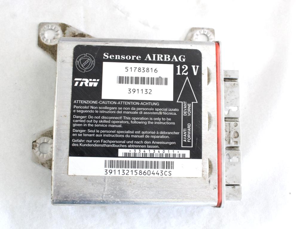 KIT AIRBAG KOMPLET OEM N. 17839 KIT AIRBAG COMPLETO ORIGINAL REZERVNI DEL FIAT IDEA 350 (2003 - 2008) BENZINA LETNIK 2006