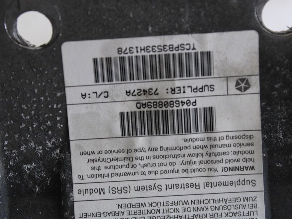 AIRBAG SOPOTNIK OEM N. 04680889AD ORIGINAL REZERVNI DEL CHRYSLER VOYAGER/GRAN VOYAGER RG RS MK4 (2001 - 2007) DIESEL LETNIK 2004