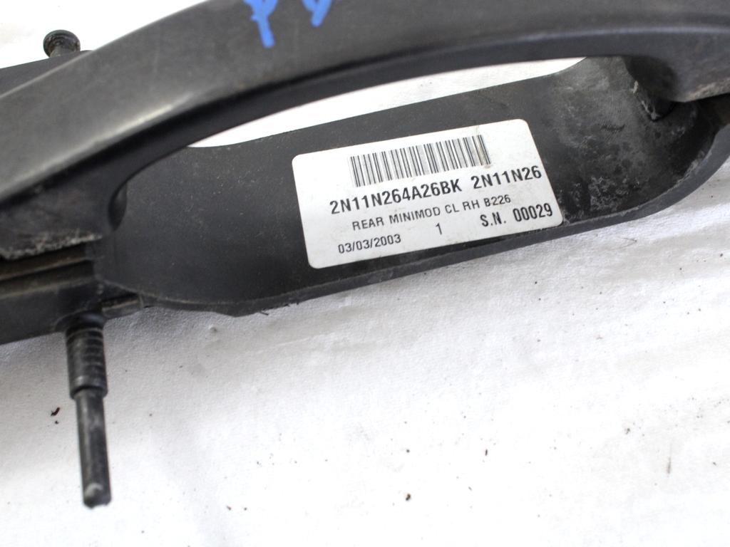 ZUNANJA KLJUKA ZADNJA DESNA VRATA OEM N. 1521631 ORIGINAL REZERVNI DEL FORD FUSION JU (2002 - 02/2006) DIESEL LETNIK 2003