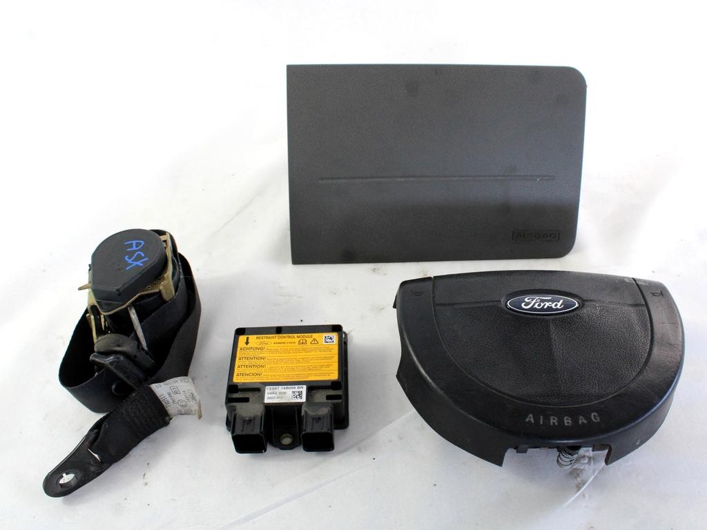 KIT AIRBAG KOMPLET OEM N. 16626 KIT AIRBAG COMPLETO ORIGINAL REZERVNI DEL FORD FUSION JU (2002 - 02/2006) DIESEL LETNIK 2003