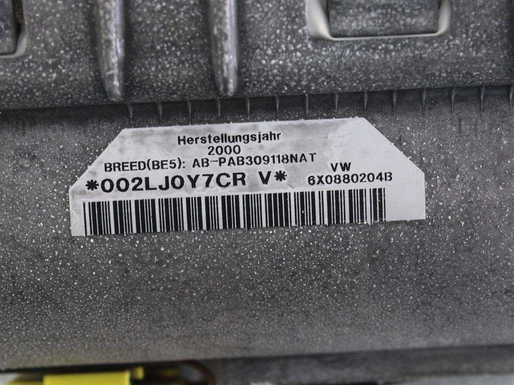 AIRBAG SOPOTNIK OEM N. 6X0880204B ORIGINAL REZERVNI DEL VOLKSWAGEN LUPO 6X1 6E1 (04/1999 - 05/2005) DIESEL LETNIK 2001