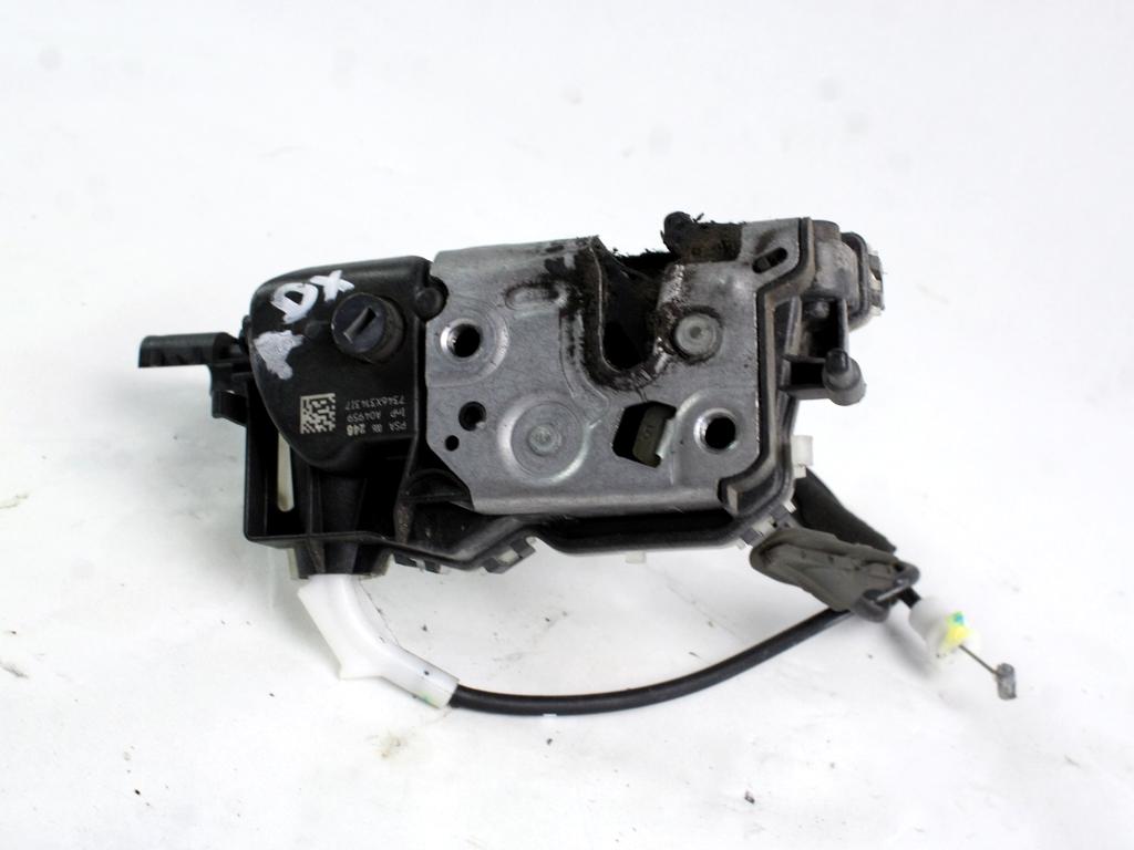 CENTRALNI ZAKLEP SPREDNJIH VRAT  OEM N. 9800624680 ORIGINAL REZERVNI DEL CITROEN C3 MK2 SC (2009 - 2016) BENZINA LETNIK 2016