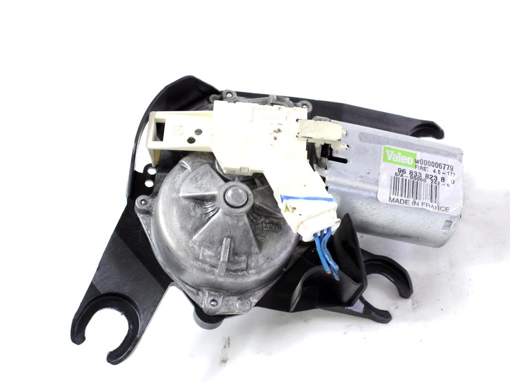 MOTORCEK ZADNJEGA BRISALCA OEM N. 9683382380 ORIGINAL REZERVNI DEL CITROEN C3 MK2 SC (2009 - 2016) BENZINA LETNIK 2016