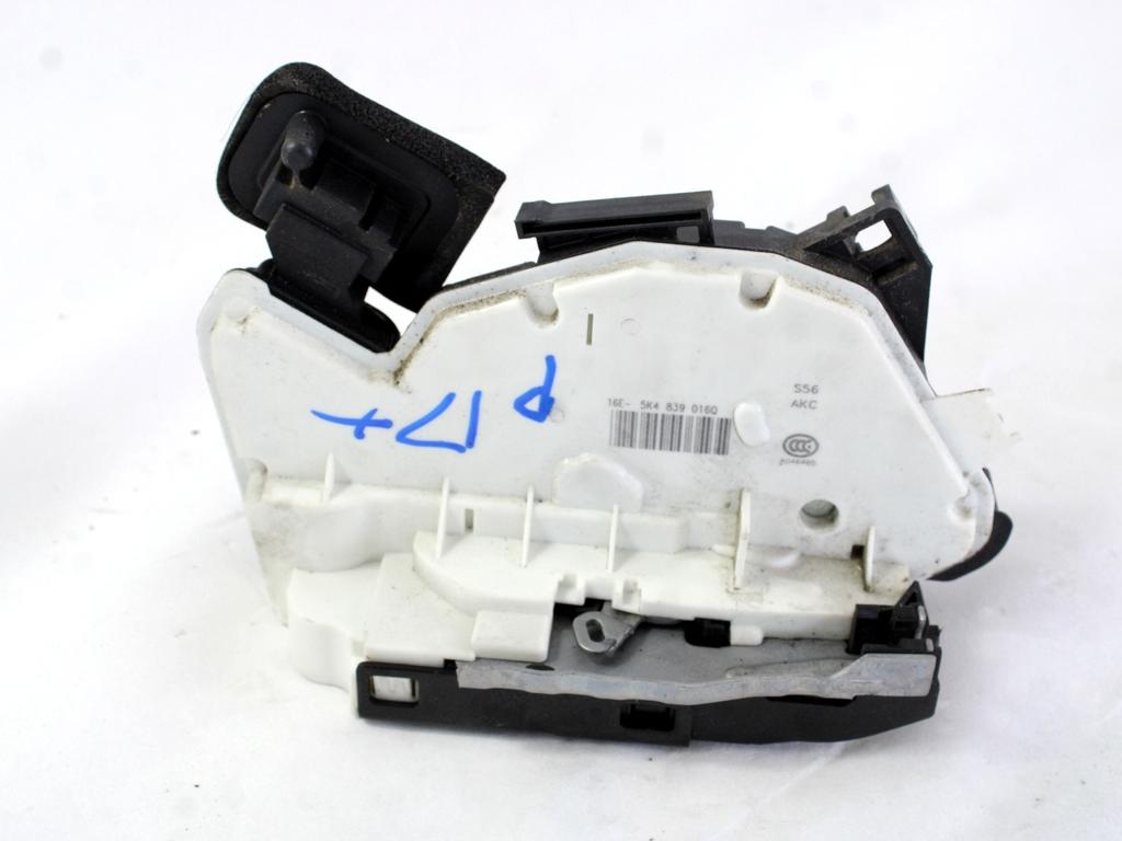 CENTRALNO ZAKLEPANJE ZADNJIH DESNIH VRAT OEM N. 5K4839016Q ORIGINAL REZERVNI DEL SEAT LEON 5F1 MK3 (2012- 2020)BENZINA LETNIK 2016