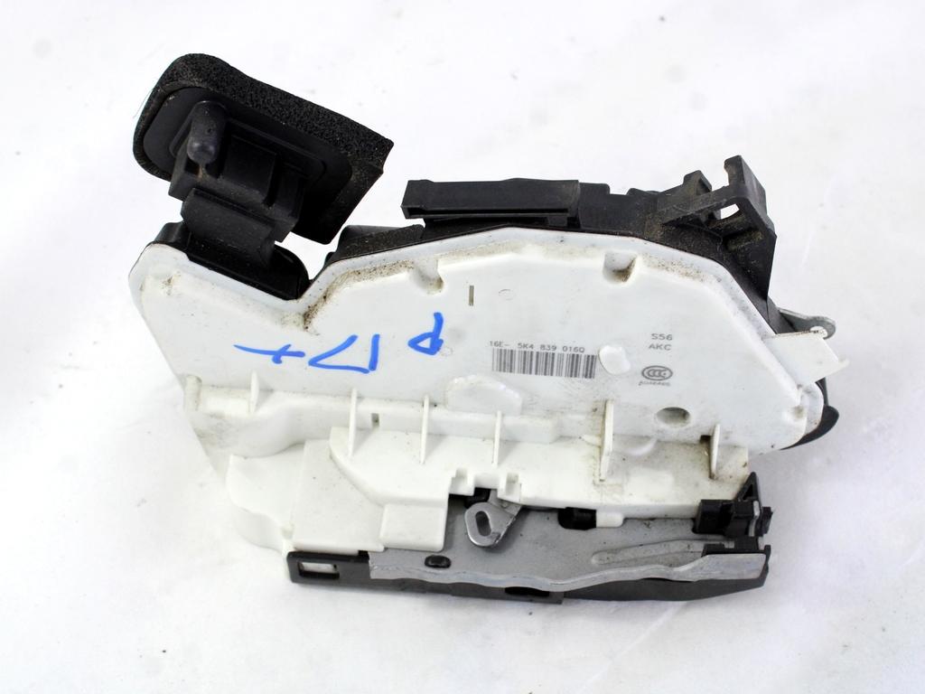 CENTRALNO ZAKLEPANJE ZADNJIH DESNIH VRAT OEM N. 5K4839016Q ORIGINAL REZERVNI DEL SEAT LEON 5F1 MK3 (2012- 2020)BENZINA LETNIK 2016