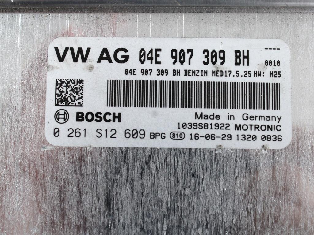 KOMPLET ODKLEPANJE IN VZIG  OEM N. 106385 KIT ACCENSIONE AVVIAMENTO ORIGINAL REZERVNI DEL SEAT LEON 5F1 MK3 (2012- 2020)BENZINA LETNIK 2016