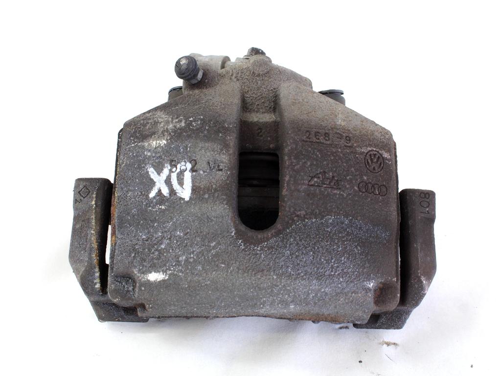 SPREDNJE DESNE ZAVORNE CELJUSTI  OEM N. 1K0615124E ORIGINAL REZERVNI DEL AUDI A3 MK2R 8P 8PA 8P1 8P7 (2008 - 2012)BENZINA LETNIK 2009