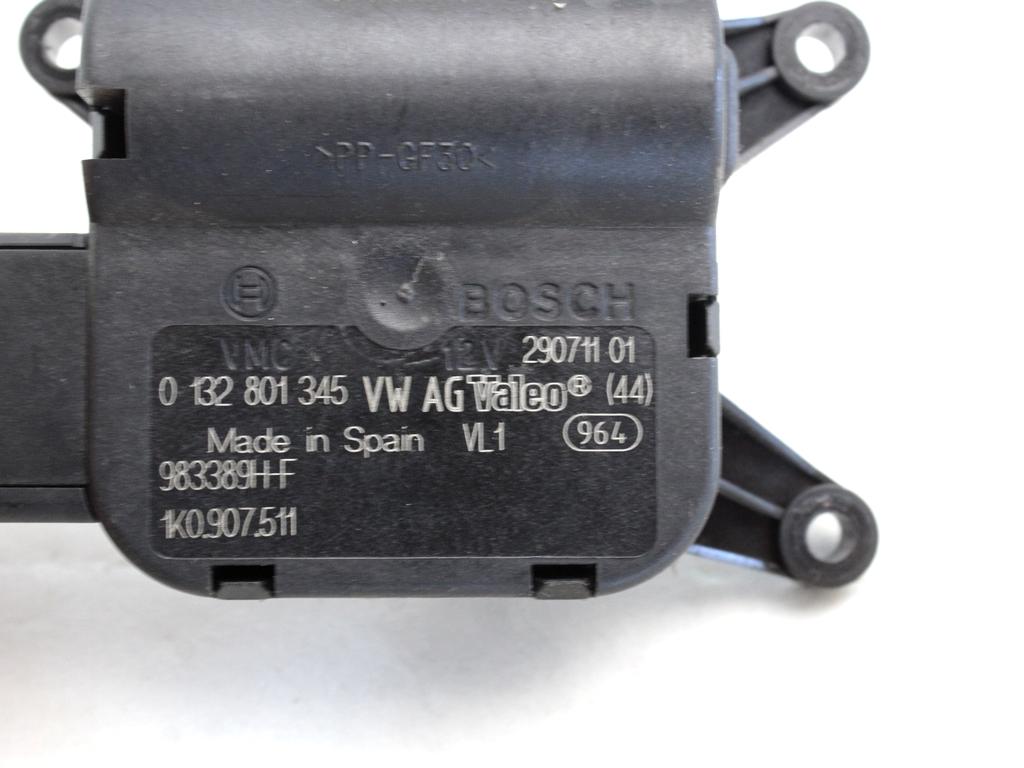 MOTORCEK OGREVANJA OEM N. 1K0907511 ORIGINAL REZERVNI DEL VOLKSWAGEN SCIROCCO 137 138 MK3 (10/2008 - 06-2014)BENZINA LETNIK 2011