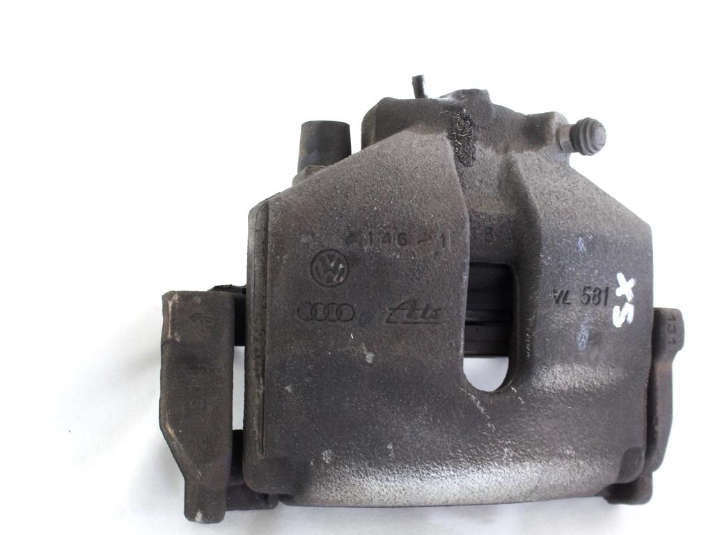 SPREDNJE LEVE ZAVORNE CELJUSTI  OEM N. 1K0615123E ORIGINAL REZERVNI DEL VOLKSWAGEN SCIROCCO 137 138 MK3 (10/2008 - 06-2014)BENZINA LETNIK 2011