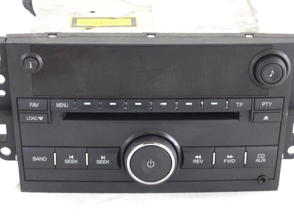 RADIO CD / OJACEVALNIK / IMETNIK HIFI OEM N. 96628287 ORIGINAL REZERVNI DEL CHEVROLET EPICA KL1 (2006 - 2011)BENZINA LETNIK 2008