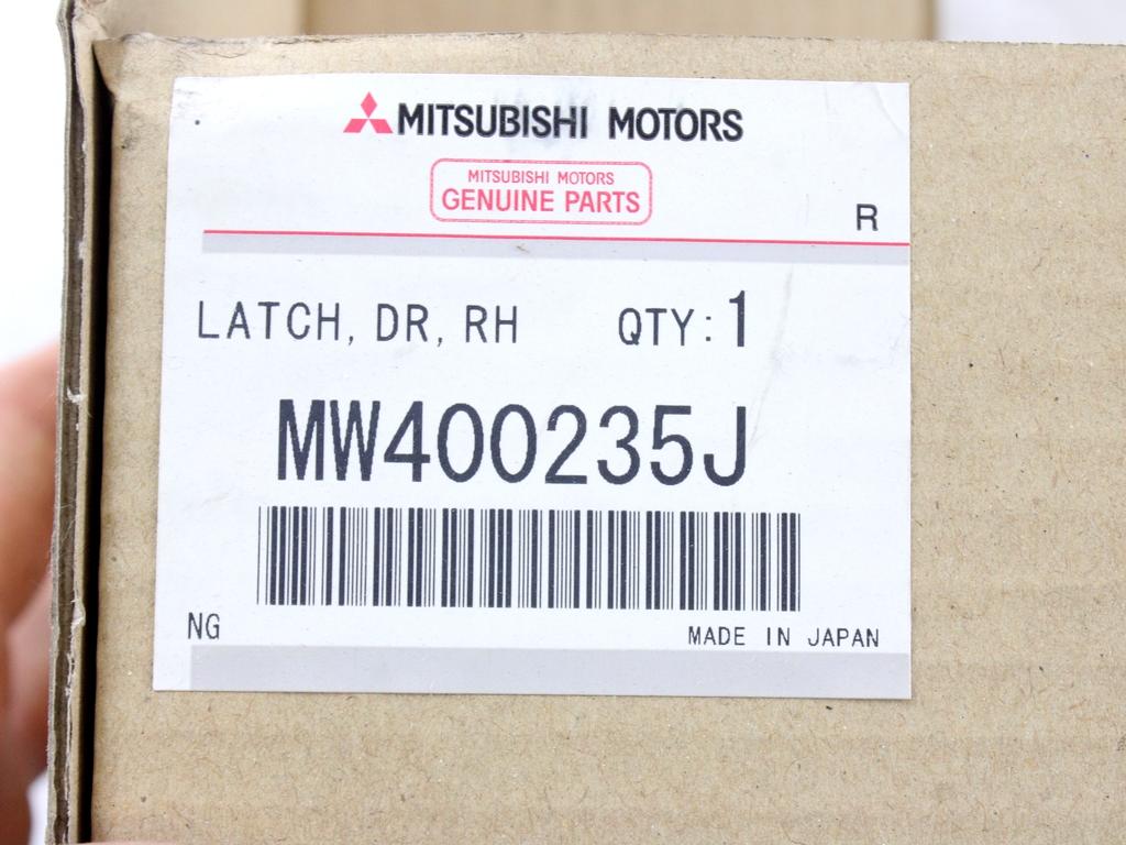 CENTRALNO ZAKLEPANJE ZADNJIH DESNIH VRAT OEM N. MW400235J ORIGINAL REZERVNI DEL MITSUBISHI OUTLANDER (2006 - 2012)DIESEL LETNIK 2009