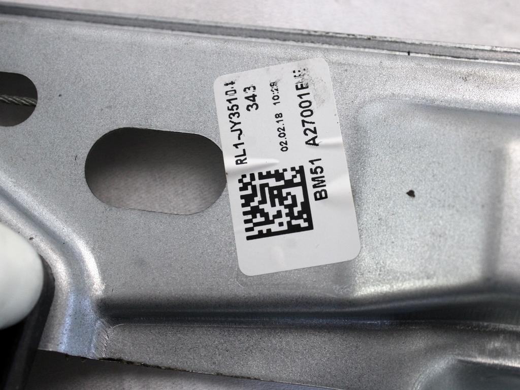 MEHANIZEM DVIGA ZADNJIH STEKEL  OEM N. 107892 SISTEMA ALZACRISTALLO PORTA POSTERIORE ELET ORIGINAL REZERVNI DEL FORD FOCUS MK3 R 4P/5P/SW (2014 - 2018)DIESEL LETNIK 2018