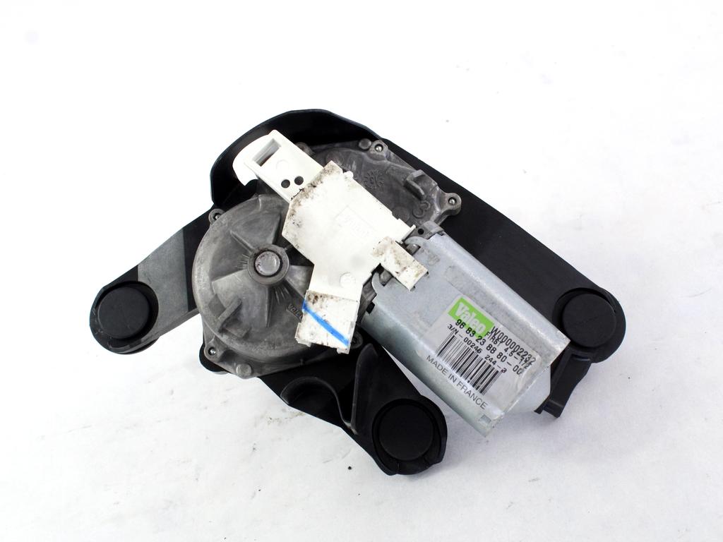 MOTORCEK ZADNJEGA BRISALCA OEM N. 9683238880 ORIGINAL REZERVNI DEL CITROEN C3 PICASSO MK1R (2012 - 2017) DIESEL LETNIK 2013