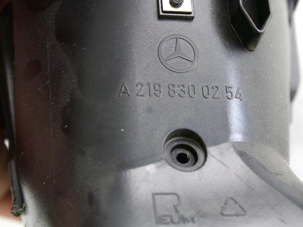 ODVOD ZRAKA OEM N. A2198300254 ORIGINAL REZERVNI DEL MERCEDES CLASSE CLS C219 BER (2004 - 2010)DIESEL LETNIK 2008