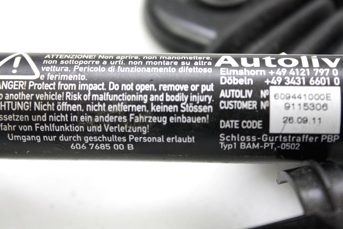 KIT AIRBAG KOMPLET OEM N. 11886 KIT AIRBAG COMPLETO ORIGINAL REZERVNI DEL BMW SERIE 5 F10 F11 (2010 - 2017) DIESEL LETNIK 2011