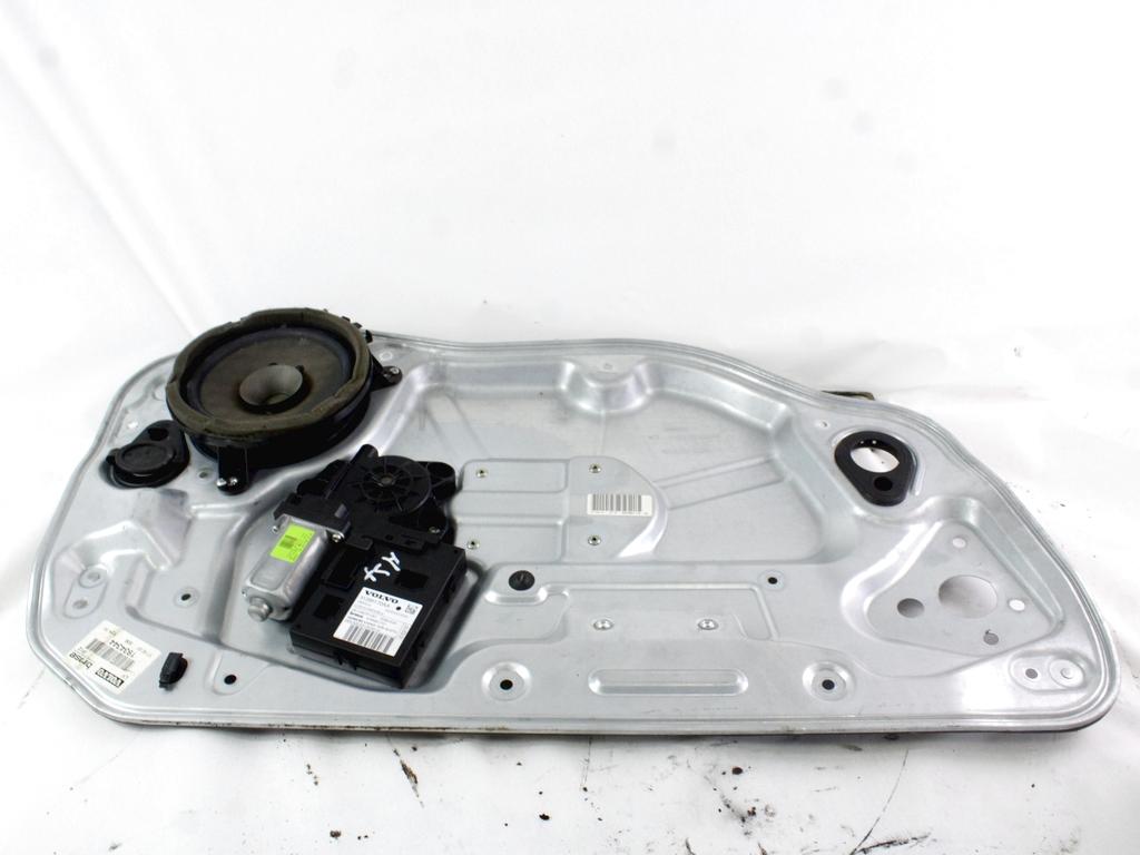 MEHANIZEM DVIGA SPREDNJIH STEKEL  OEM N. 128504 SISTEMA ALZACRISTALLO PORTA ANTERIORE ELETT ORIGINAL REZERVNI DEL VOLVO V50 545 R (2007 - 2012) DIESEL LETNIK 2010