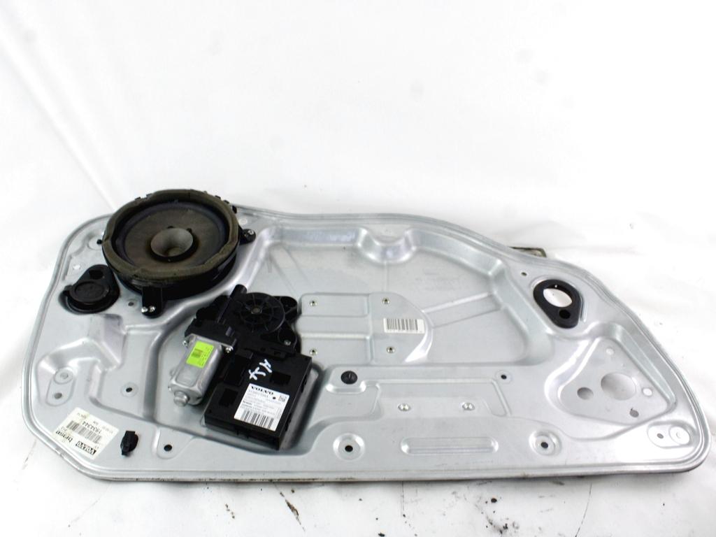 MEHANIZEM DVIGA SPREDNJIH STEKEL  OEM N. 128504 SISTEMA ALZACRISTALLO PORTA ANTERIORE ELETT ORIGINAL REZERVNI DEL VOLVO V50 545 R (2007 - 2012) DIESEL LETNIK 2010