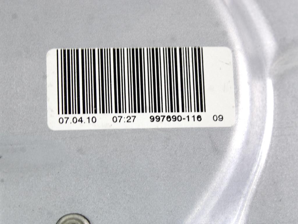 MEHANIZEM DVIGA SPREDNJIH STEKEL  OEM N. 128504 SISTEMA ALZACRISTALLO PORTA ANTERIORE ELETT ORIGINAL REZERVNI DEL VOLVO V50 545 R (2007 - 2012) DIESEL LETNIK 2010