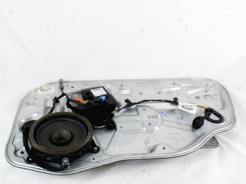 MEHANIZEM DVIGA SPREDNJIH STEKEL  OEM N. 128504 SISTEMA ALZACRISTALLO PORTA ANTERIORE ELETT ORIGINAL REZERVNI DEL VOLVO V50 545 R (2007 - 2012) DIESEL LETNIK 2010