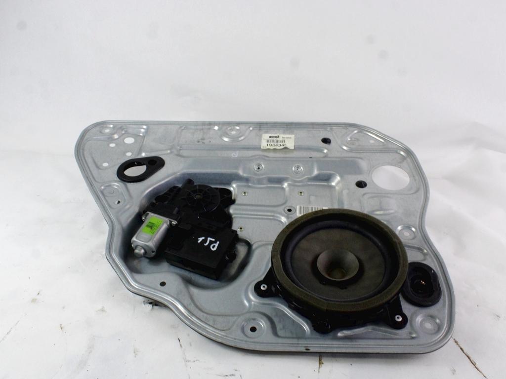 MEHANIZEM DVIGA ZADNJIH STEKEL  OEM N. 128504 SISTEMA ALZACRISTALLO PORTA POSTERIORE ELET ORIGINAL REZERVNI DEL VOLVO V50 545 R (2007 - 2012) DIESEL LETNIK 2010