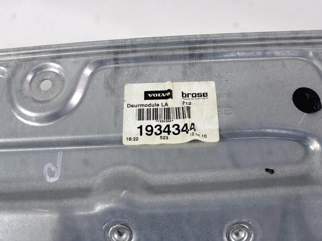 MEHANIZEM DVIGA ZADNJIH STEKEL  OEM N. 128504 SISTEMA ALZACRISTALLO PORTA POSTERIORE ELET ORIGINAL REZERVNI DEL VOLVO V50 545 R (2007 - 2012) DIESEL LETNIK 2010