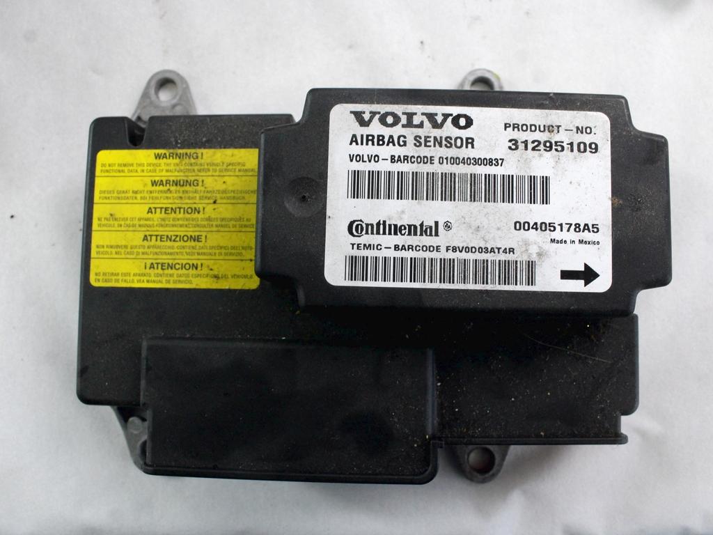 KIT AIRBAG KOMPLET OEM N. 128504 KIT AIRBAG COMPLETO ORIGINAL REZERVNI DEL VOLVO V50 545 R (2007 - 2012) DIESEL LETNIK 2010