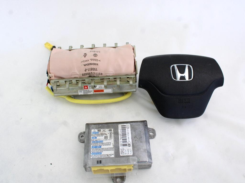 KIT AIRBAG KOMPLET OEM N. 34931 KIT AIRBAG COMPLETO ORIGINAL REZERVNI DEL HONDA CRV RD MK3 (2006 -2012)DIESEL LETNIK 2012