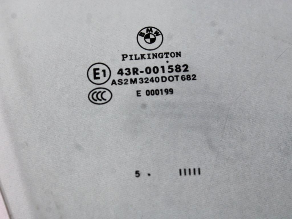 STEKLO SPREDNJIH DESNIH VRAT OEM N. 51337060264 ORIGINAL REZERVNI DEL BMW SERIE 3 BER/SW/COUPE/CABRIO E90/E91/E92/E93 (2005 -2009) DIESEL LETNIK 2006