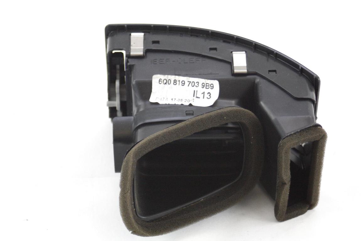 ODVOD ZRAKA OEM N. 6Q0819703 ORIGINAL REZERVNI DEL VOLKSWAGEN POLO 9N R (2005 - 10/2009) DIESEL LETNIK 2006