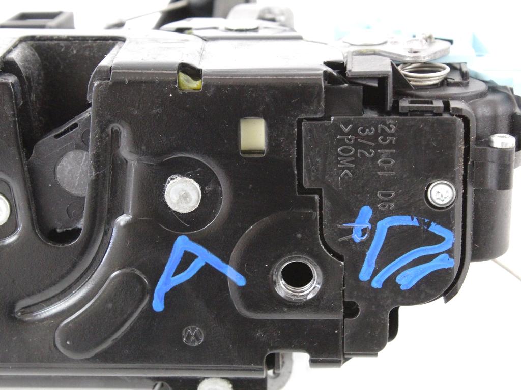 CENTRALNI ZAKLEP SPREDNJIH VRAT  OEM N. 3D1837016AQ ORIGINAL REZERVNI DEL VOLKSWAGEN TOURAN 1T3 MK1 R2 (2010 - 2015) DIESEL LETNIK 2012