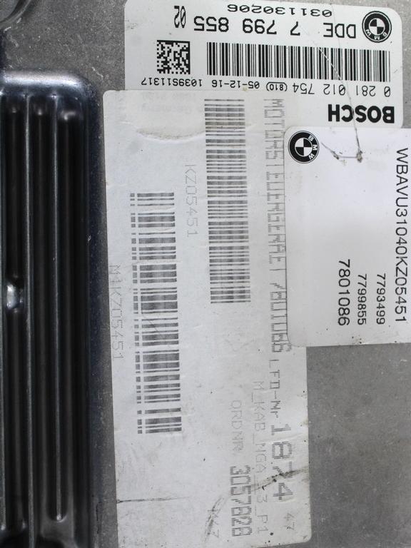 KOMPLET ODKLEPANJE IN VZIG  OEM N. 18761 KIT ACCENSIONE AVVIAMENTO ORIGINAL REZERVNI DEL BMW SERIE 3 BER/SW/COUPE/CABRIO E90/E91/E92/E93 (2005 -2009) DIESEL LETNIK 2006