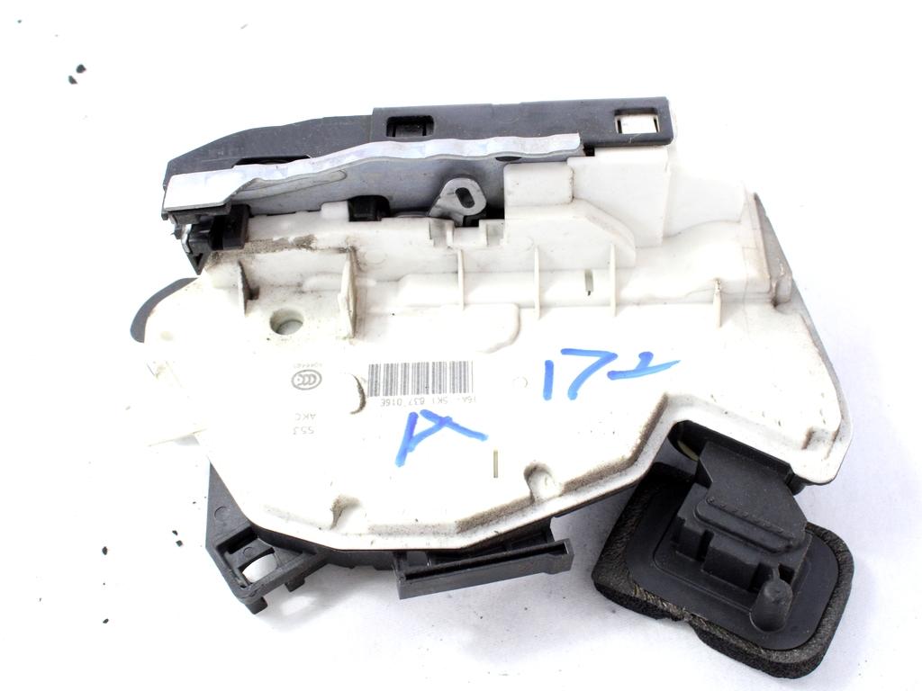 CENTRALNI ZAKLEP SPREDNJIH VRAT  OEM N. 5K1837016E ORIGINAL REZERVNI DEL VOLKSWAGEN POLO 6R1 6C1 R (02/2014 - 2017) DIESEL LETNIK 2015