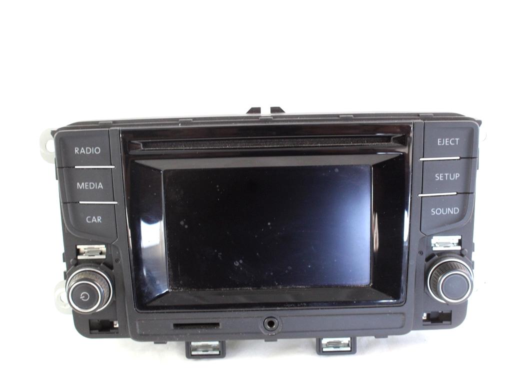 RADIO CD / OJACEVALNIK / IMETNIK HIFI OEM N. 6C0035867B ORIGINAL REZERVNI DEL VOLKSWAGEN POLO 6R1 6C1 R (02/2014 - 2017) DIESEL LETNIK 2015