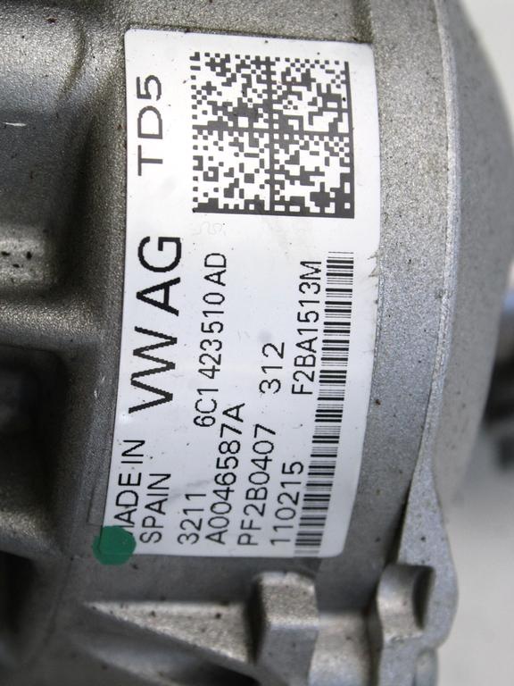 VOLANSKI DROG OEM N. 6C1423510AD ORIGINAL REZERVNI DEL VOLKSWAGEN POLO 6R1 6C1 R (02/2014 - 2017) DIESEL LETNIK 2015