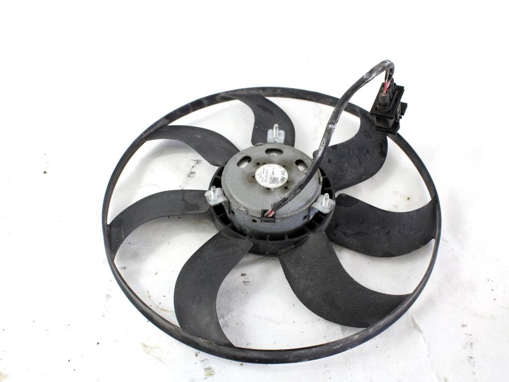 VENTILATOR HLADILNIKA OEM N. 6E0959455E ORIGINAL REZERVNI DEL VOLKSWAGEN POLO 6R1 6C1 R (02/2014 - 2017) DIESEL LETNIK 2015