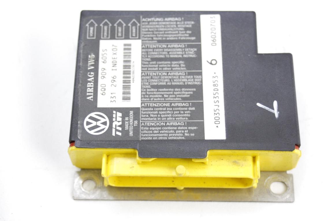 KIT AIRBAG KOMPLET OEM N. 468445 KIT AIRBAG COMPLETO ORIGINAL REZERVNI DEL VOLKSWAGEN POLO 9N (10/2001 - 2005) BENZINA LETNIK 2002